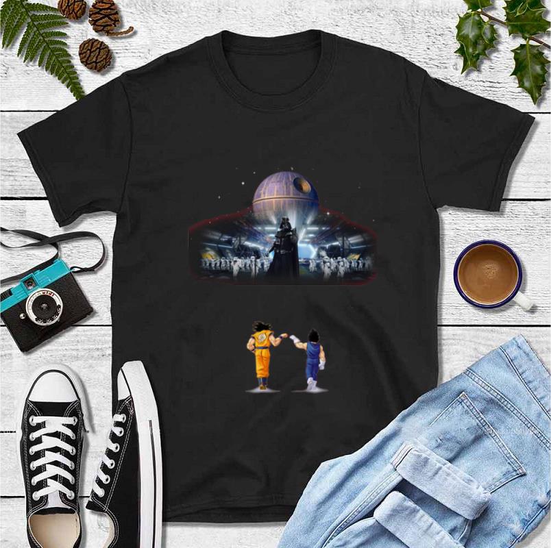 Hot Goku and Vegeta Vs Darth Vader Star Wars shirt