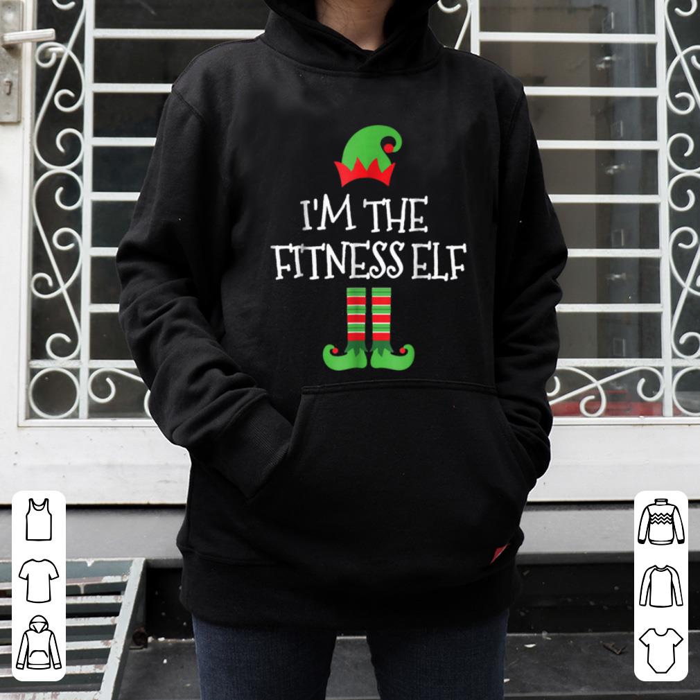 Hot I'm The Fitness Elf Matching Family Group Christmas shirt