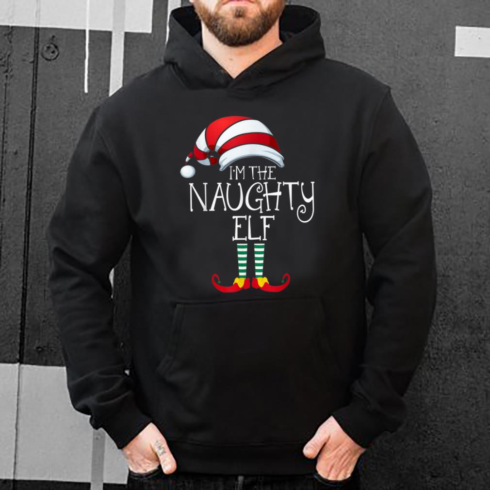 Hot I'm The Naughty Elf Family Matching Christmas Gift Group shirt