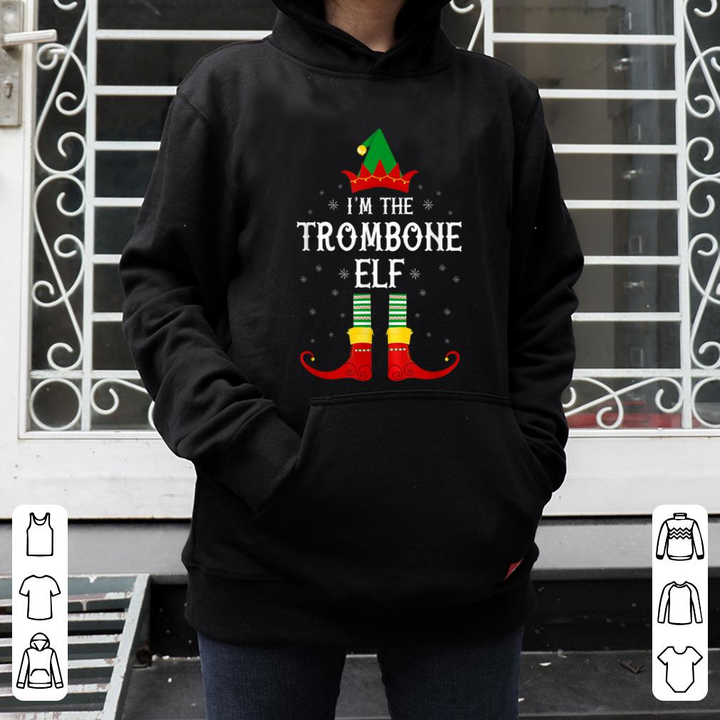 Hot I'm the Trombone Elf Family Group Christmas shirt