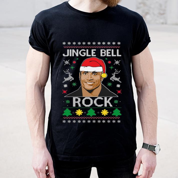 Hot Jingle Bell Ugly Christmas The Rock shirt