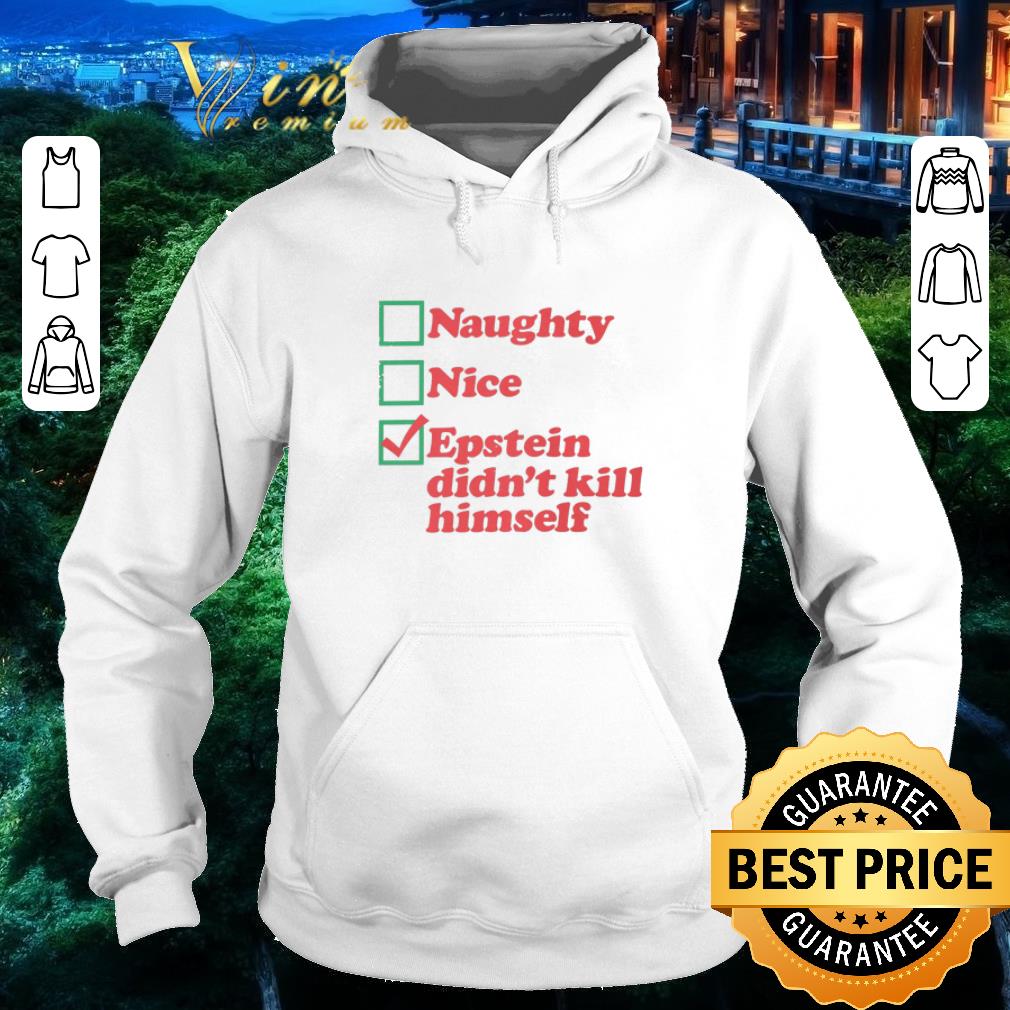 Hot Naughty Nice Epstein didn't kill himself shirt