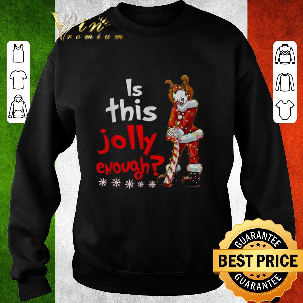 Hot Santa Pennywise is this Jolly enough Christmas shirt