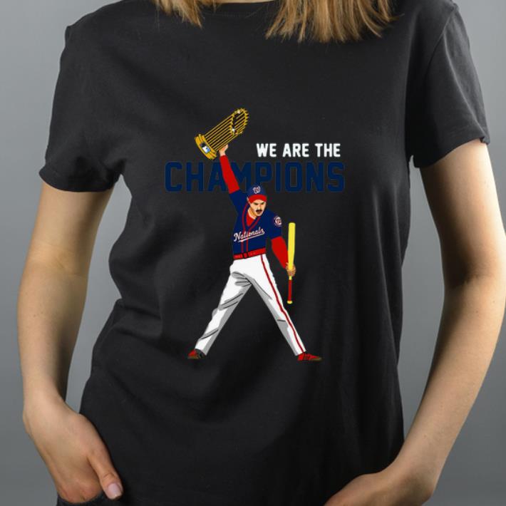 Hot We Are The Champions Washington Nationals Freddie Mercury shirt