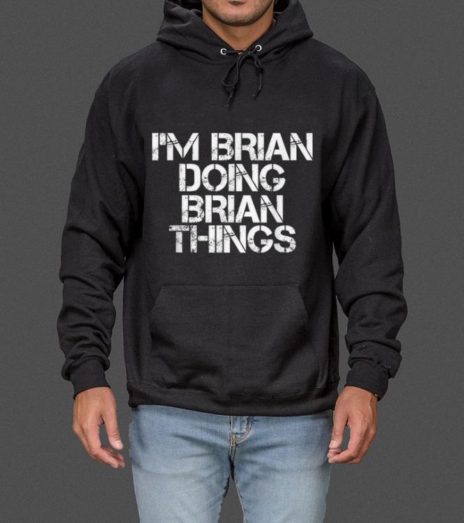 I'M BRIAN DOING BRIAN THINGS Funny Christmas Gift Idea sweater