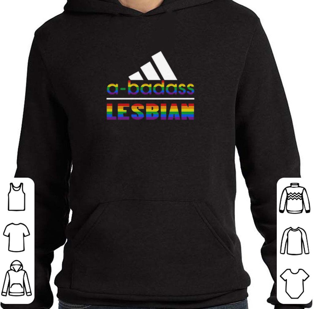 LGBT A-badass Lesbian Pride adidas shirt