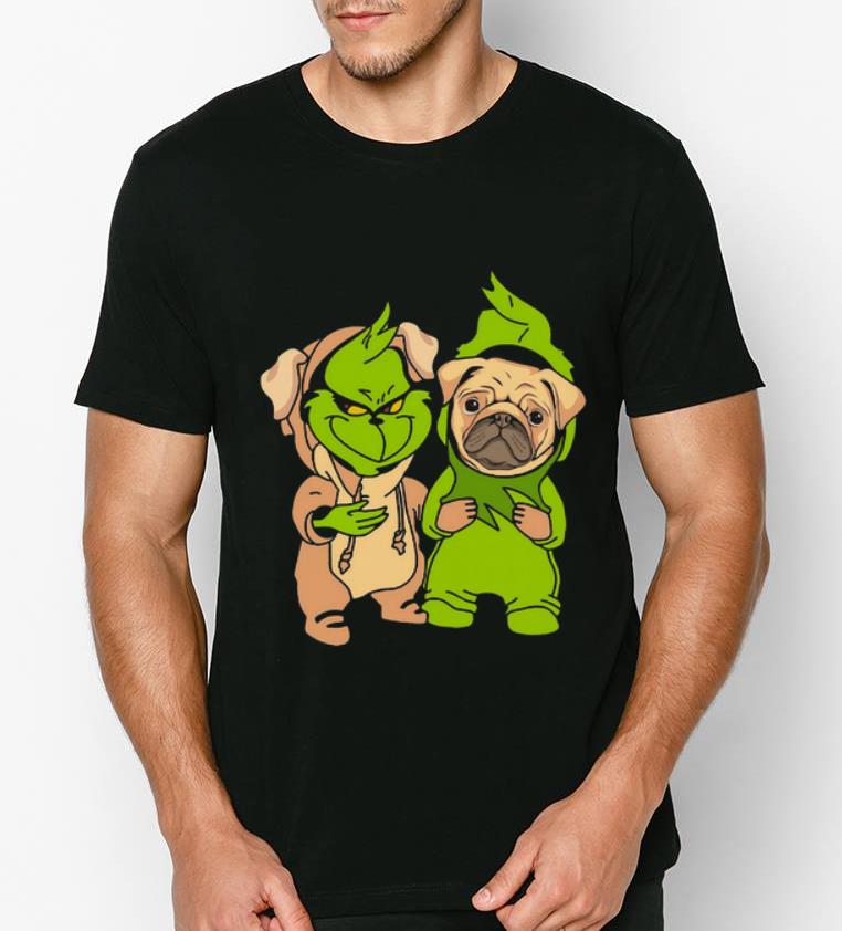 Nice Baby Grinch and Pug dog shirt