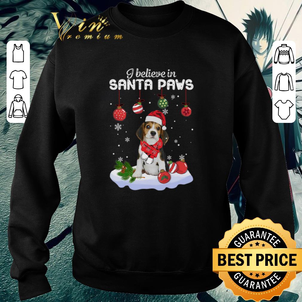 Nice Beagle i believe in Santa paws Christmas shirt