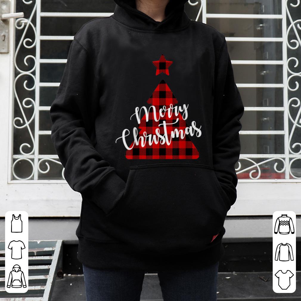 Nice Christmas Tree Red Buffalo Plaid Merry Christmas Gift shirt