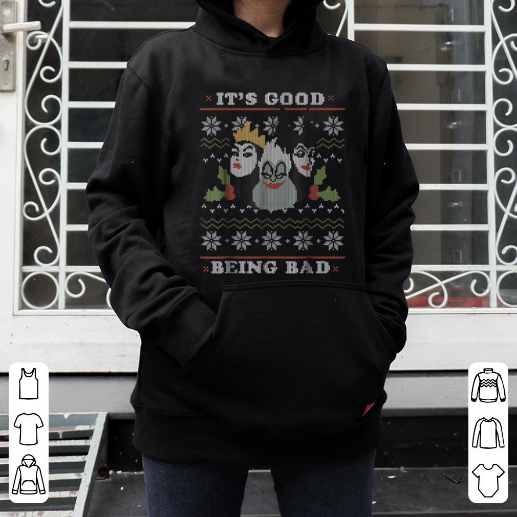 Nice Disney Villains Good Bad Ugly Christmas Sweater shirt