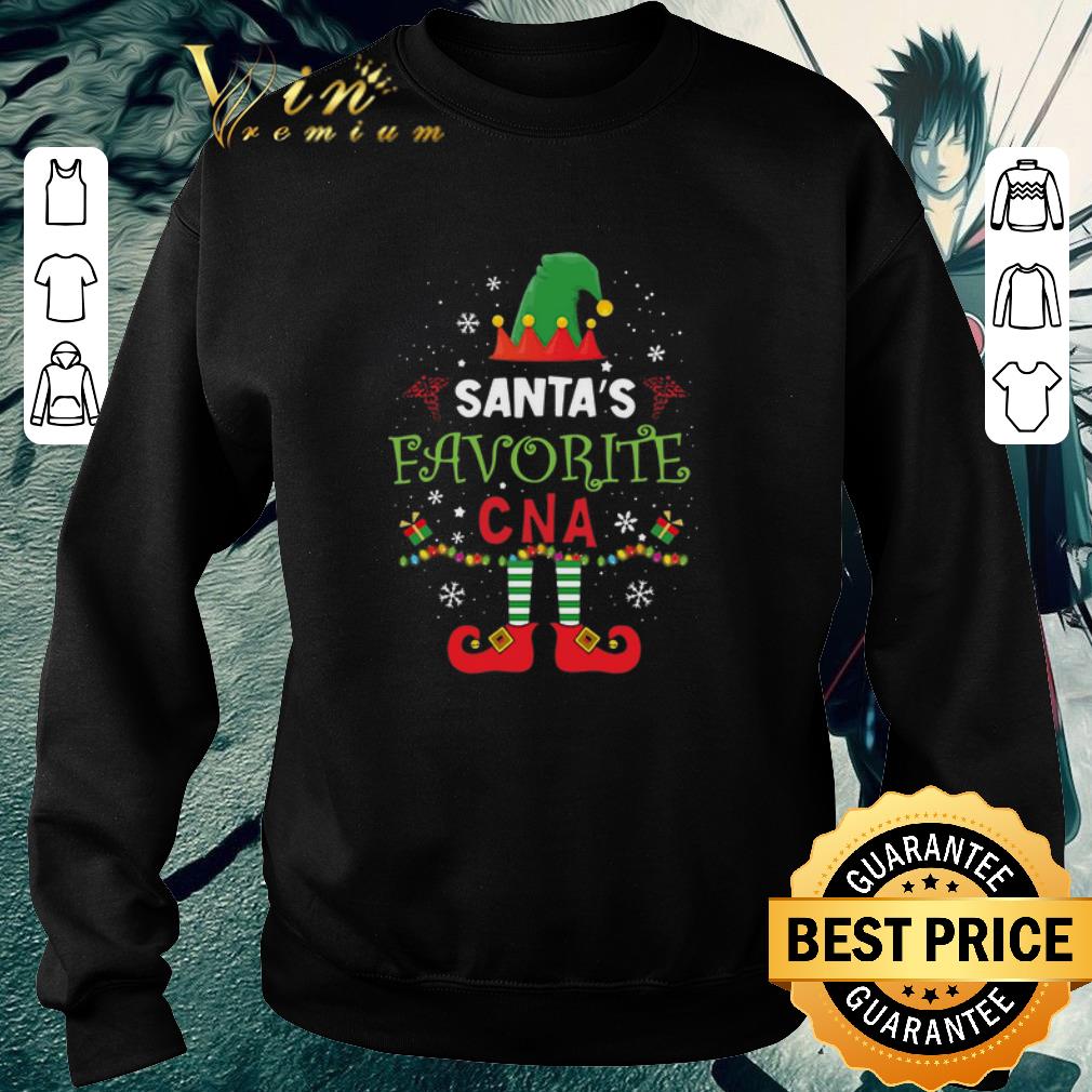 Nice Elf Santa's Favorite CNA Christmas shirt 5 Nice Elf Santa's Favorite CNA Christmas shirt