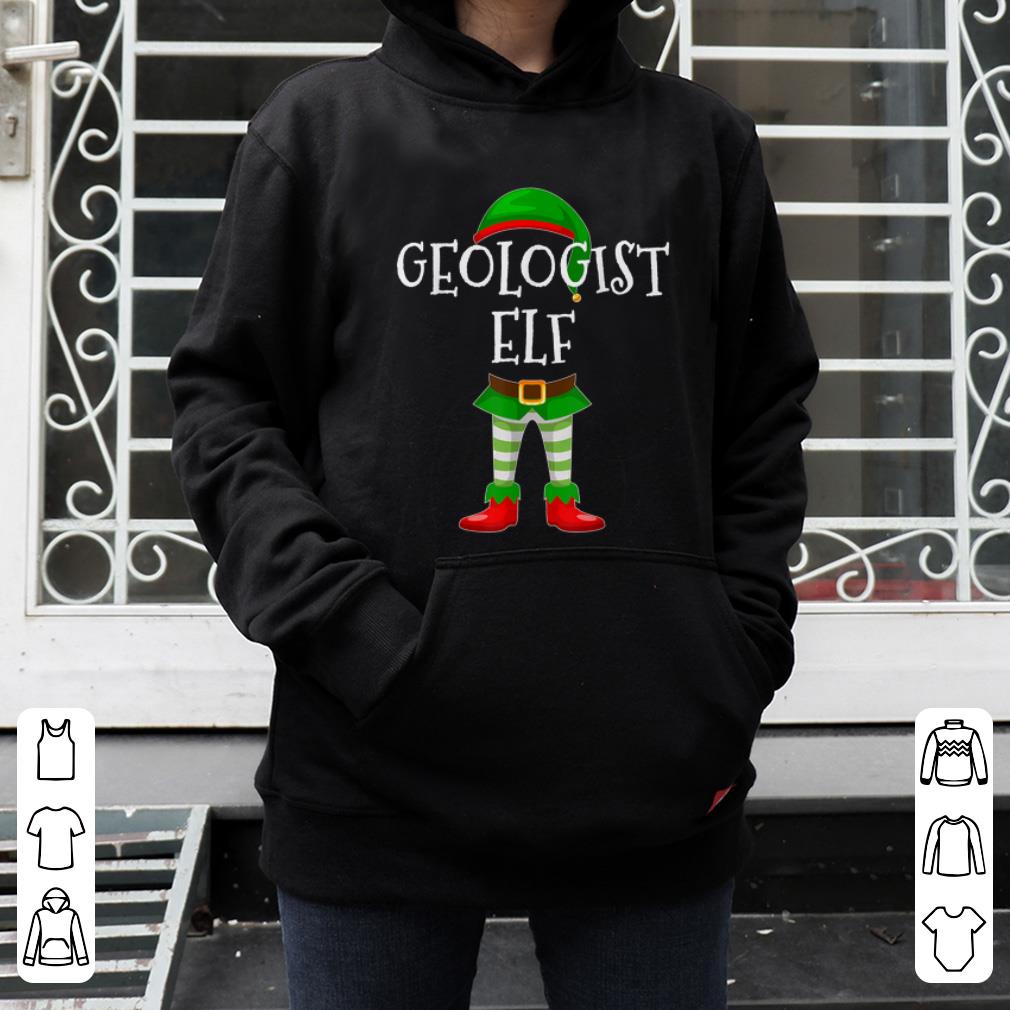 Nice Geologist Elf Matching Family Christmas Gift design shirt