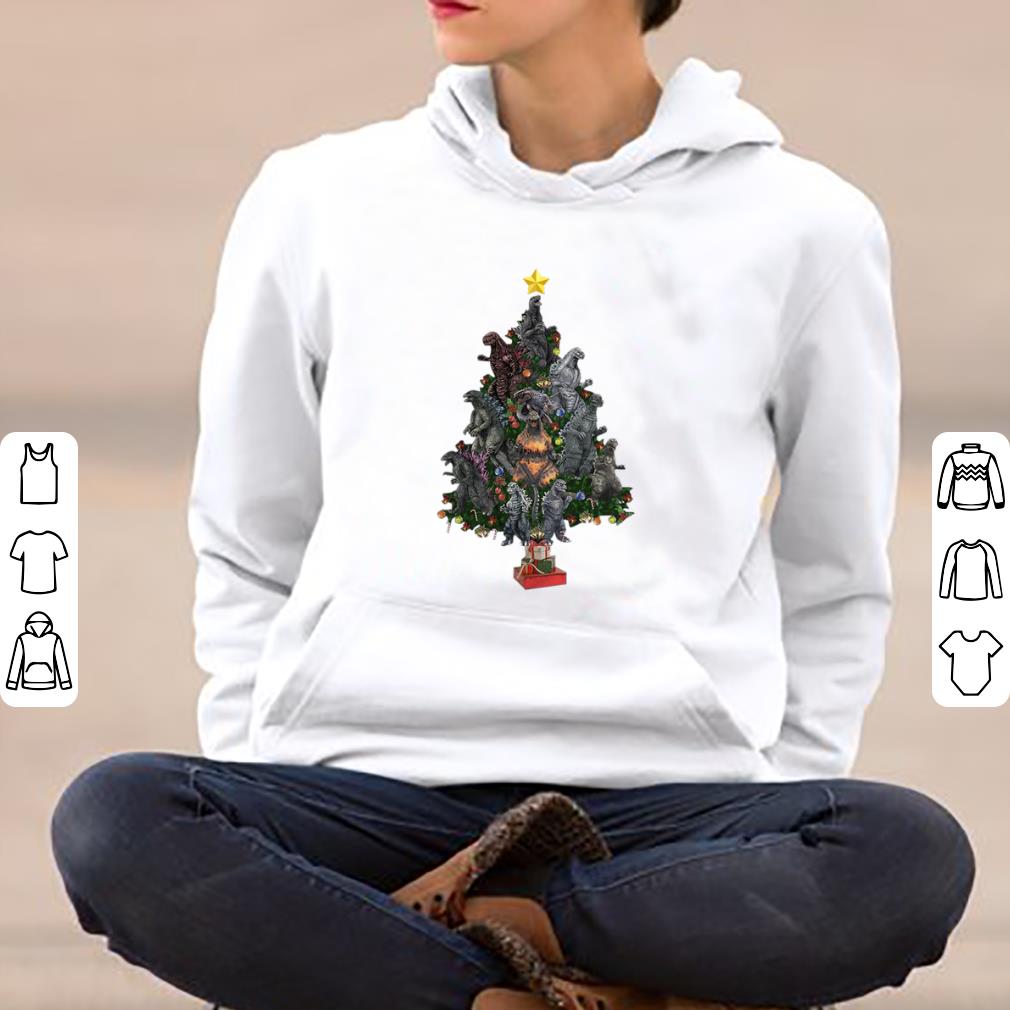 Nice Godzilla Christmas Tree shirt