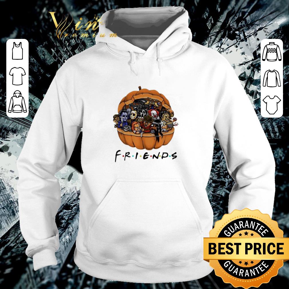 Nice Horror characters Chibi in pumpkin Friends shirt 5 Nice Horror characters Chibi in pumpkin Friends shirt