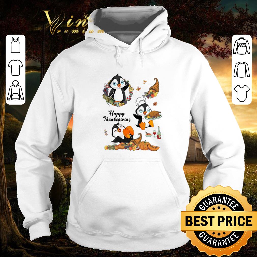 Nice Penguins Happy Thanksgiving shirt