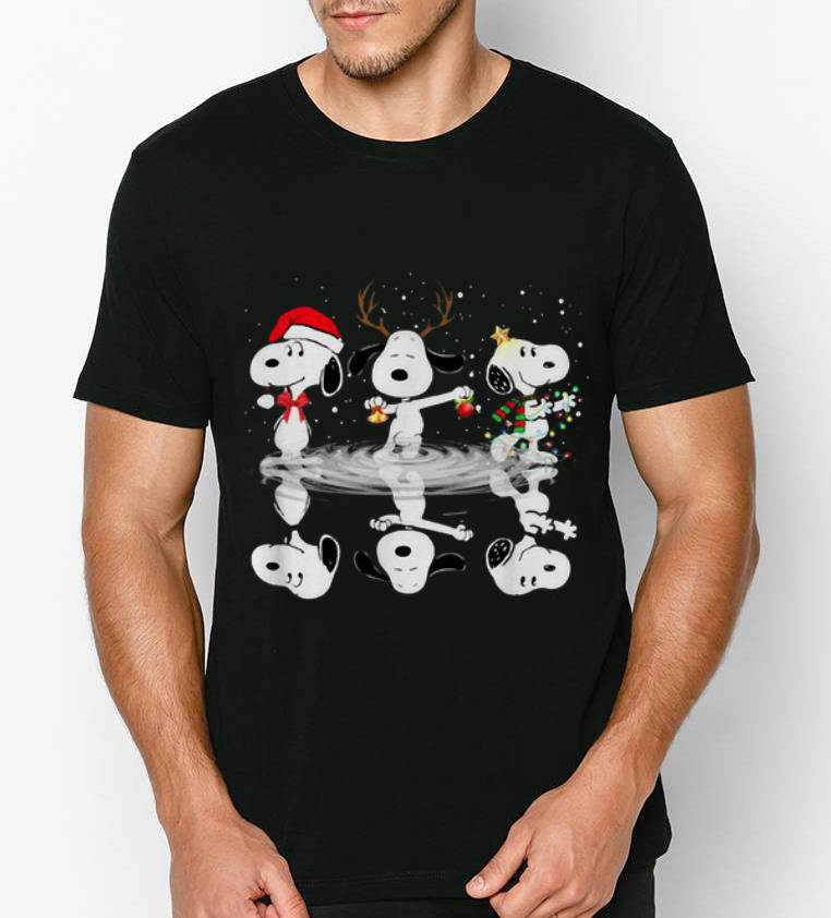 Nice Snoopy Water Reflection Christmas shirt