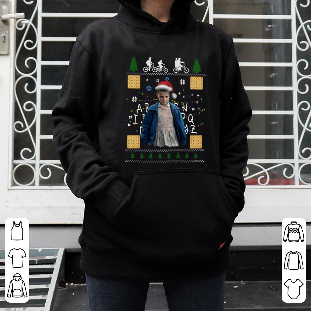 Nice Stranger Things Eleven ugly christmas shirt