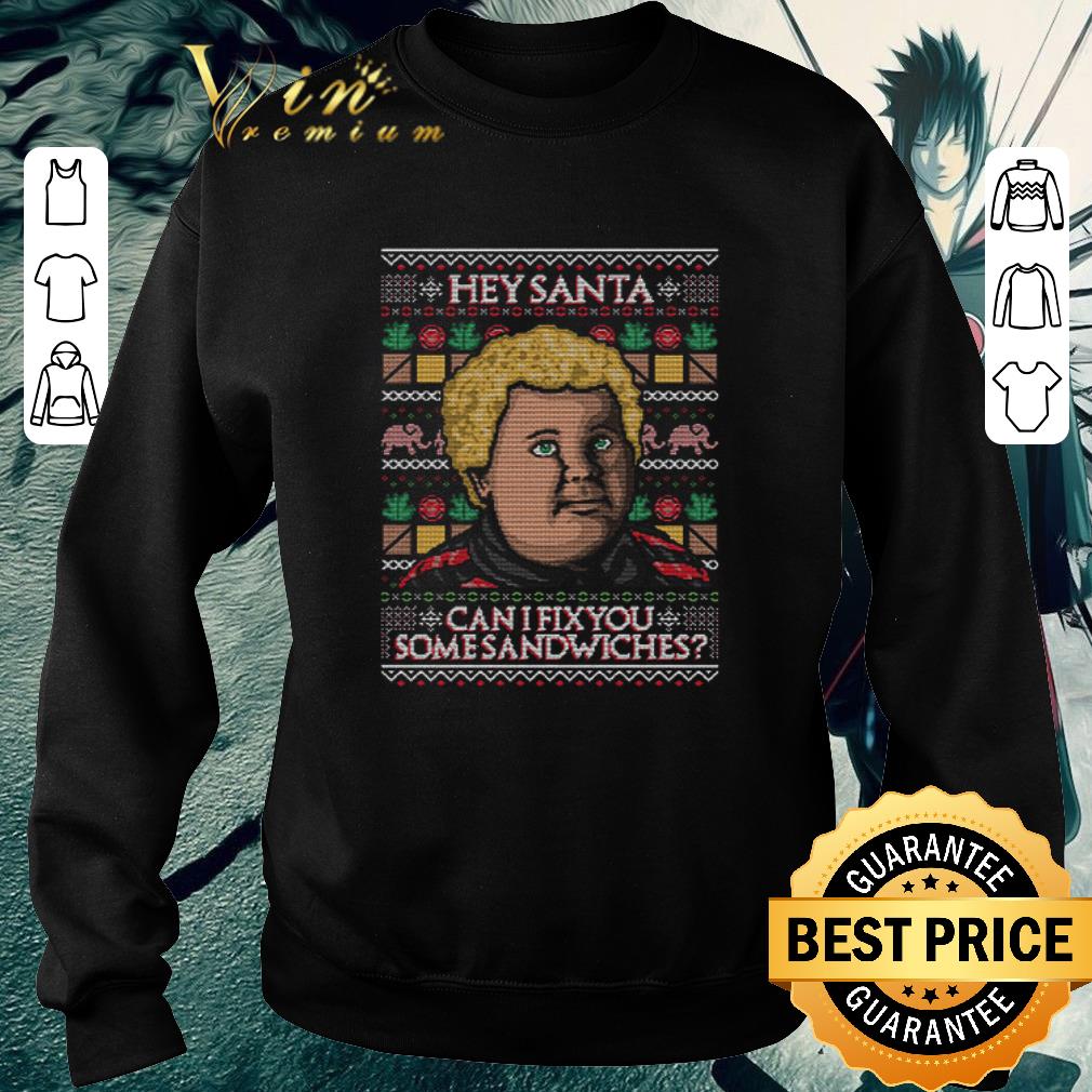 Official Bad santa hey santa can i fix you some sandwiches Christmas shirt 5 Official Bad santa hey santa can i fix you some sandwiches Christmas shirt