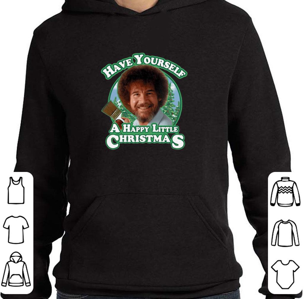 Official Bob Ross Have yourself a happy little Christmas shirt 5 Official Bob Ross Have yourself a happy little Christmas shirt