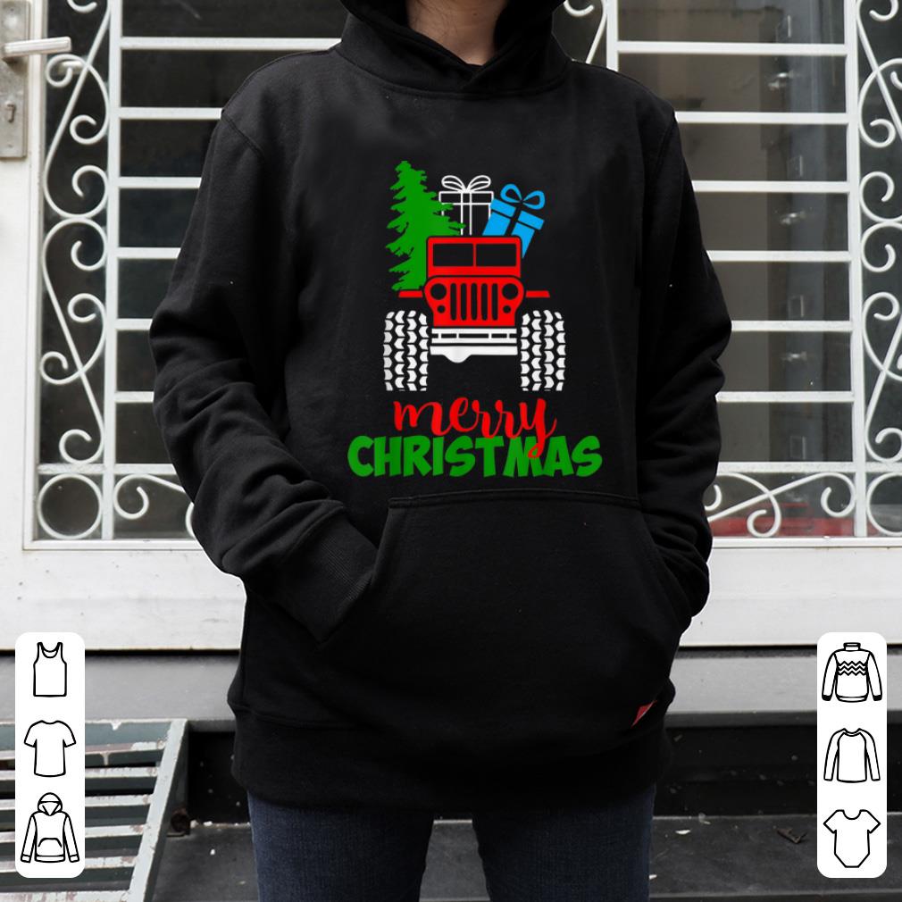 Official Christmas Funny Jeeps Green Pine Tree Apparel Xmas Gift shirt