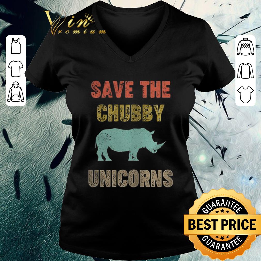 Official Rhino Save the chubby unicorns vintage shirt 3