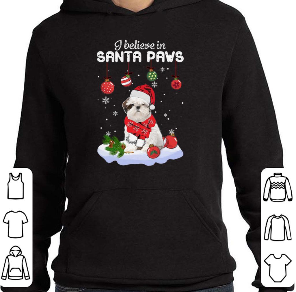 Official Shih Tzu i believe in Santa paws Christmas shirt