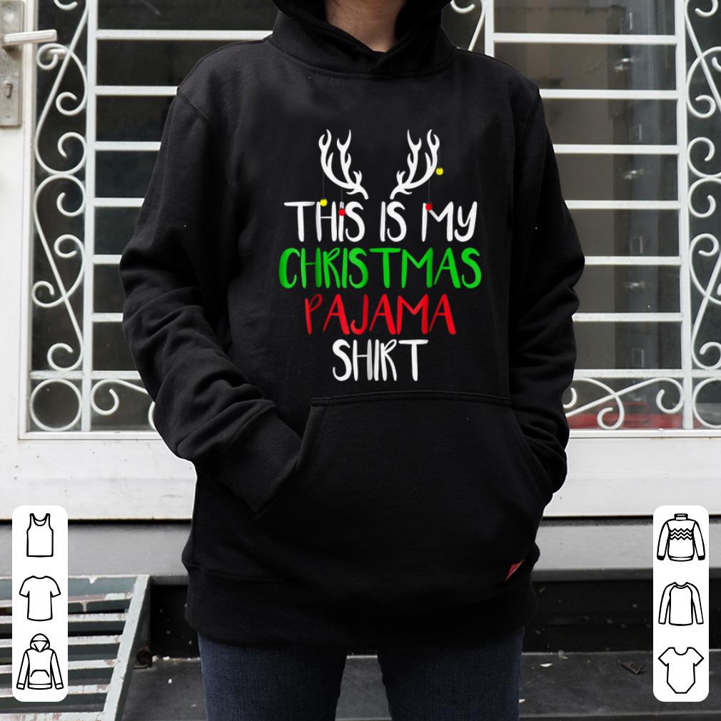 Official This Is My Christmas Pajama Funny Christmas shirt