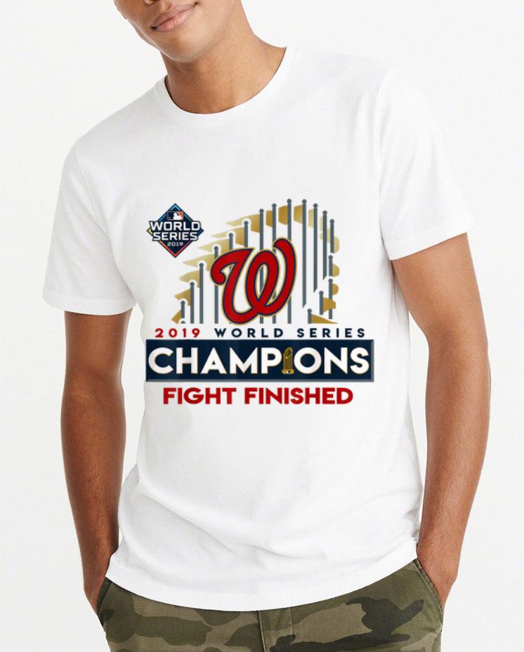 Official Washington Nationals 2019 World Series Champions Fight Finish shirt