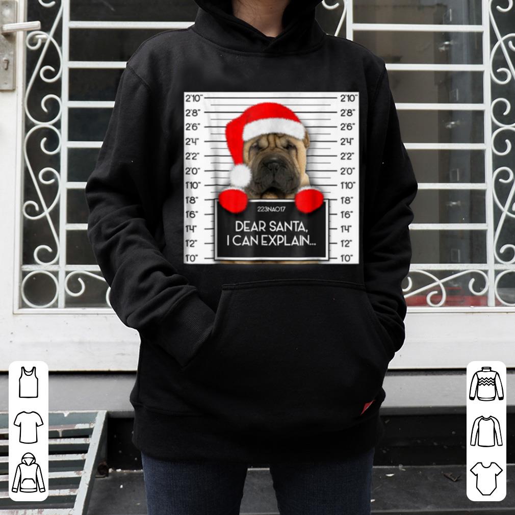 Official Xmas Chinese Shar-Pei Lover Santa Hat Dog Christmas shirt