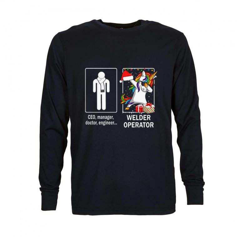 Original Ceo manager doctor engineer and unicorn Welder Operator shirt