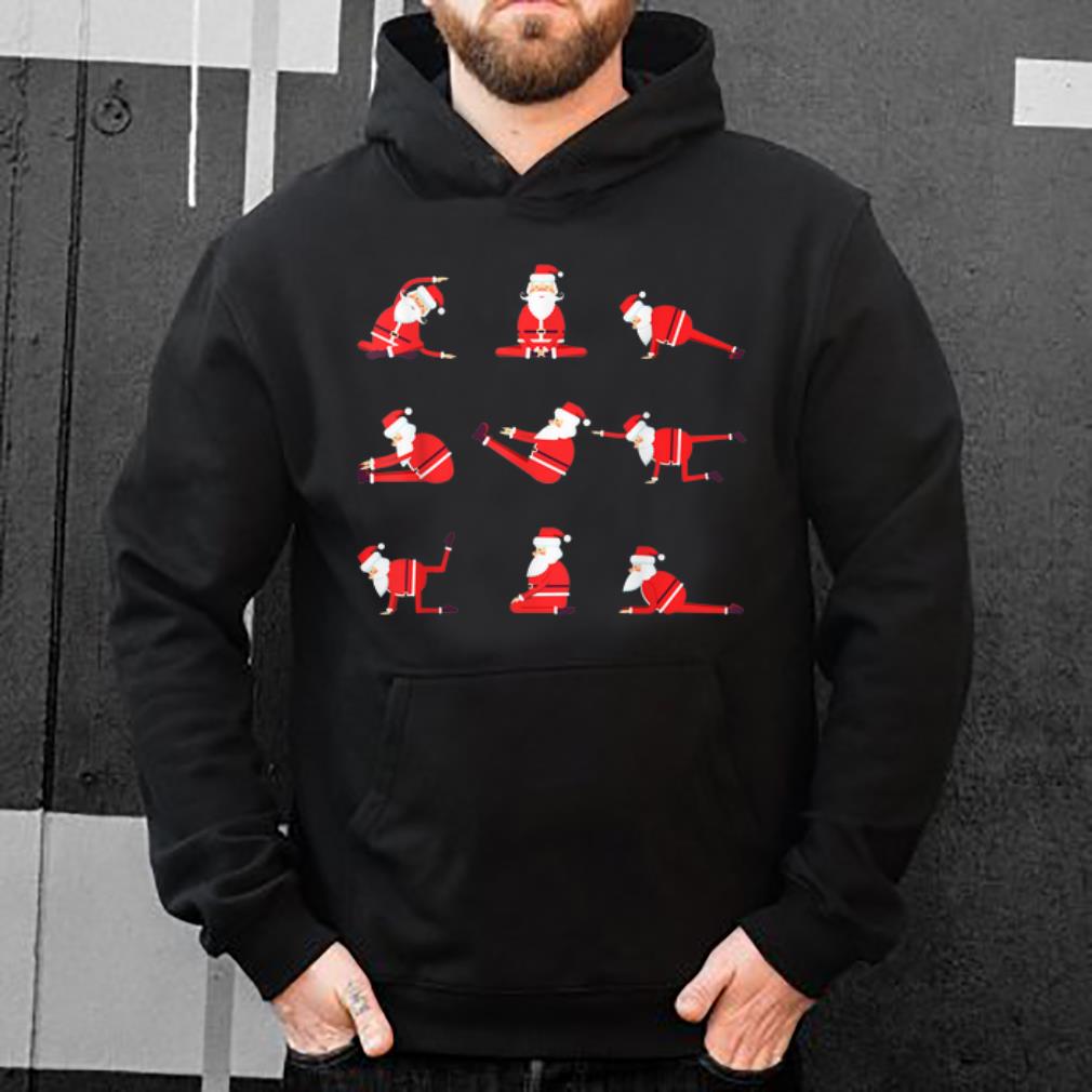 Original Christmas Santa Claus Meditation Yoga Lover shirt