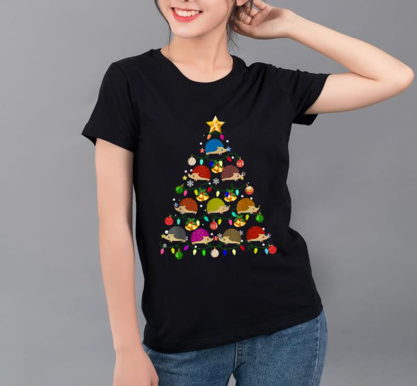 Original Funny Hedgehog Christmas Tree Ornament Decor Gift Cute shirt
