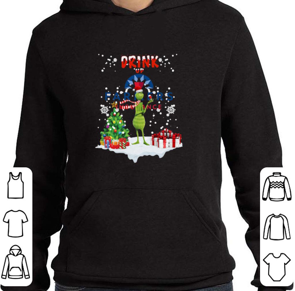 Original Grinch Drink up Farmers Insurance Christmas shirt 5 Original Grinch Drink up Farmers Insurance Christmas shirt
