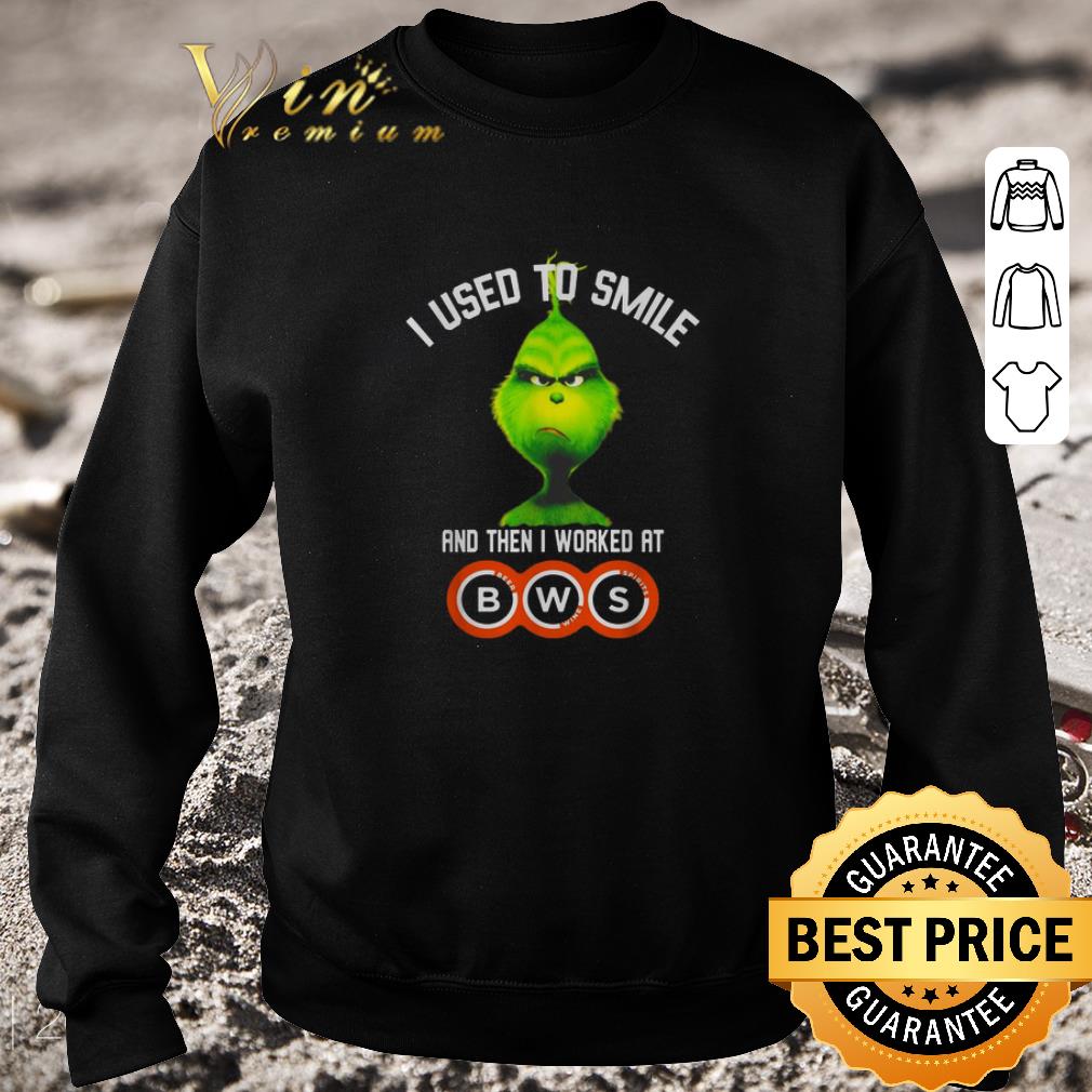 Original Grinch i used to smile and then i worked at Beer Wine Spirits shirt 7 Original Grinch i used to smile and then i worked at Beer Wine Spirits shirt
