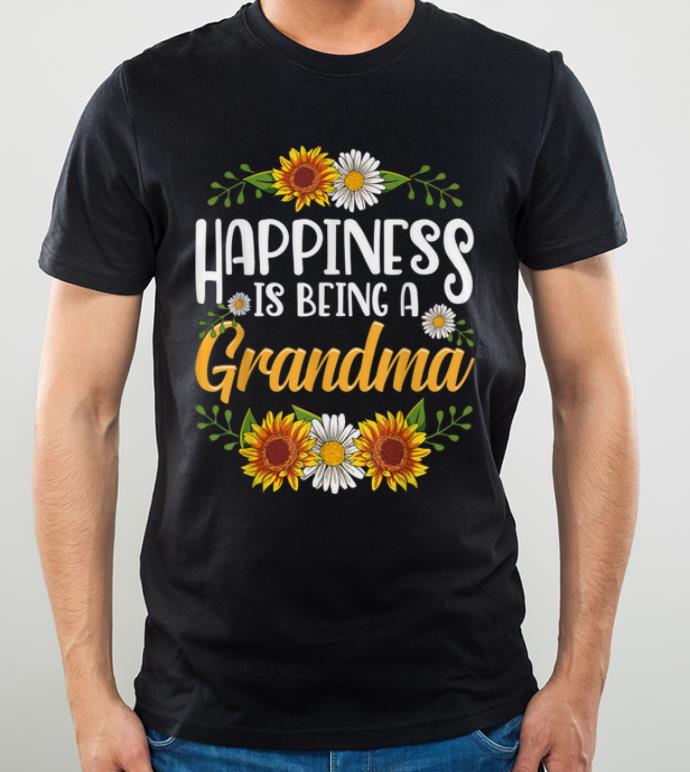 Original Happiness Is Being A Grandma Thanksgiving Christmas shirt