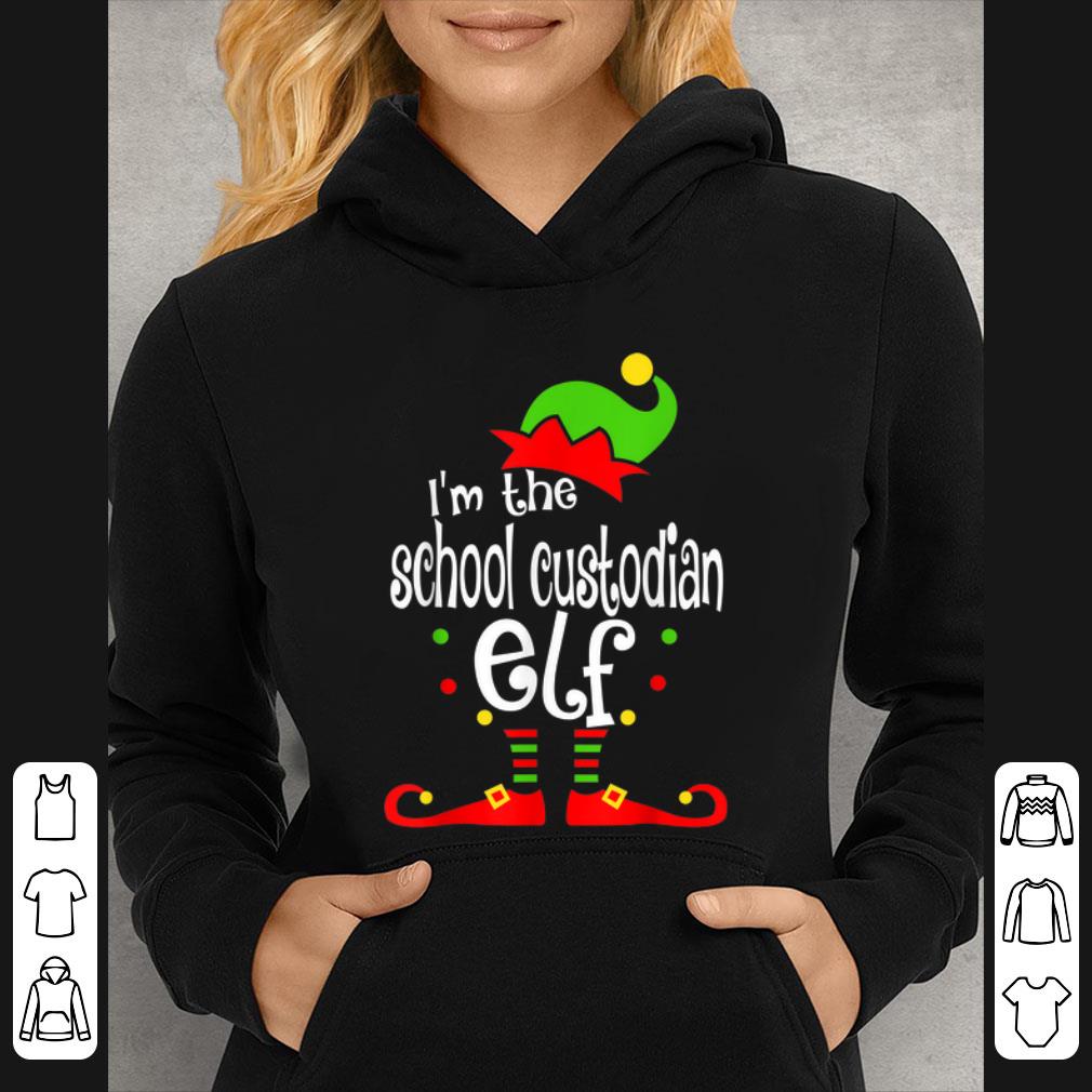 Original I'm The School Custodian ELF Christmas Xmas Matching Family T-Shirt B07XLRM2Z7.png