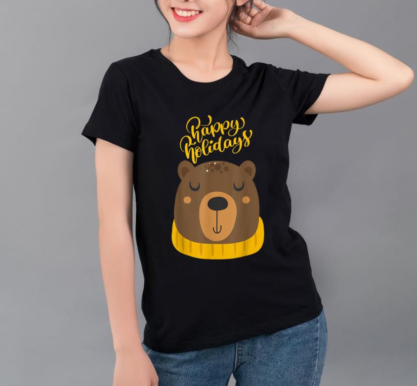 Original Lovely Bear Happy Holidays 2020 - Christmas Pajama shirt