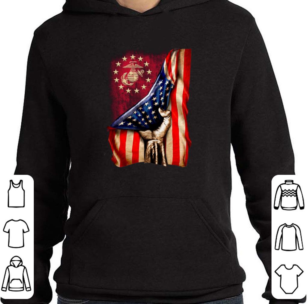 Original US Marine Corps American flag shirt