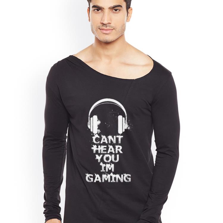 Premium Can't Hear You I'm Gaming Video Gamer Headphone shirt