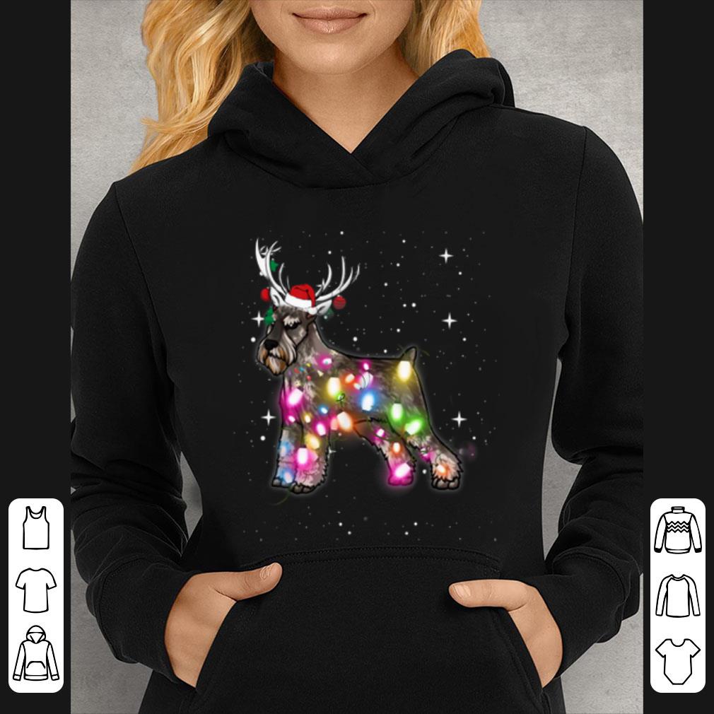 Premium Christmas Lights Standard Schnauzer Dog shirt