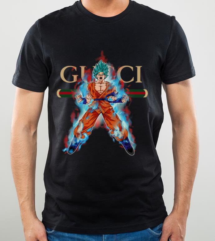 Premium Goku Super Saiyan Blue Gucci shirt 5 Premium Goku Super Saiyan Blue Gucci shirt