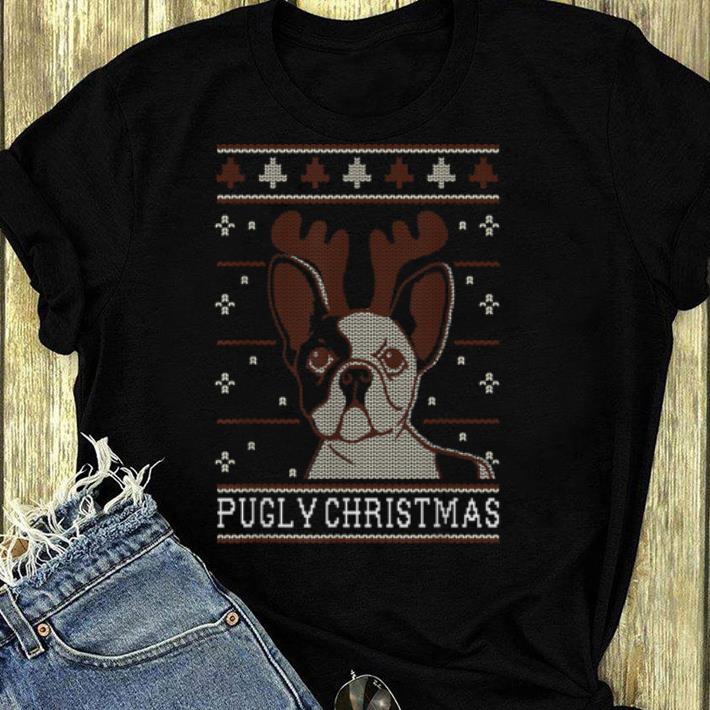 Premium Pugly Christmas Merry Pugmas Dog Lover Christmas Pug Gift shirt