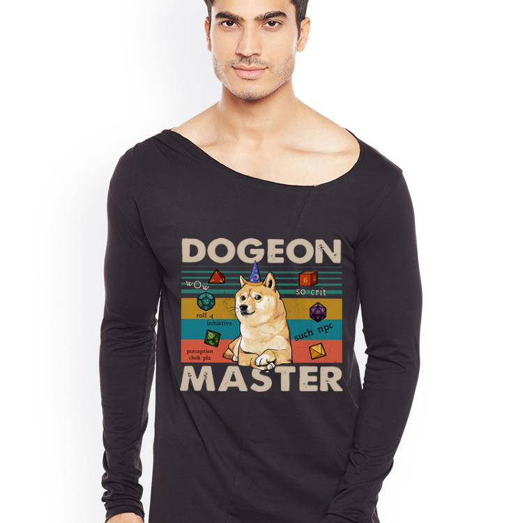 Premium Shiba Dogeon Master Dog Lover Vintage shirt