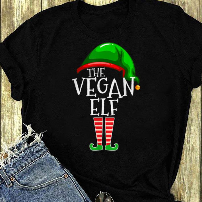 Premium The Vegan Elf Group Matching Family Christmas Gifts Holiday shirt