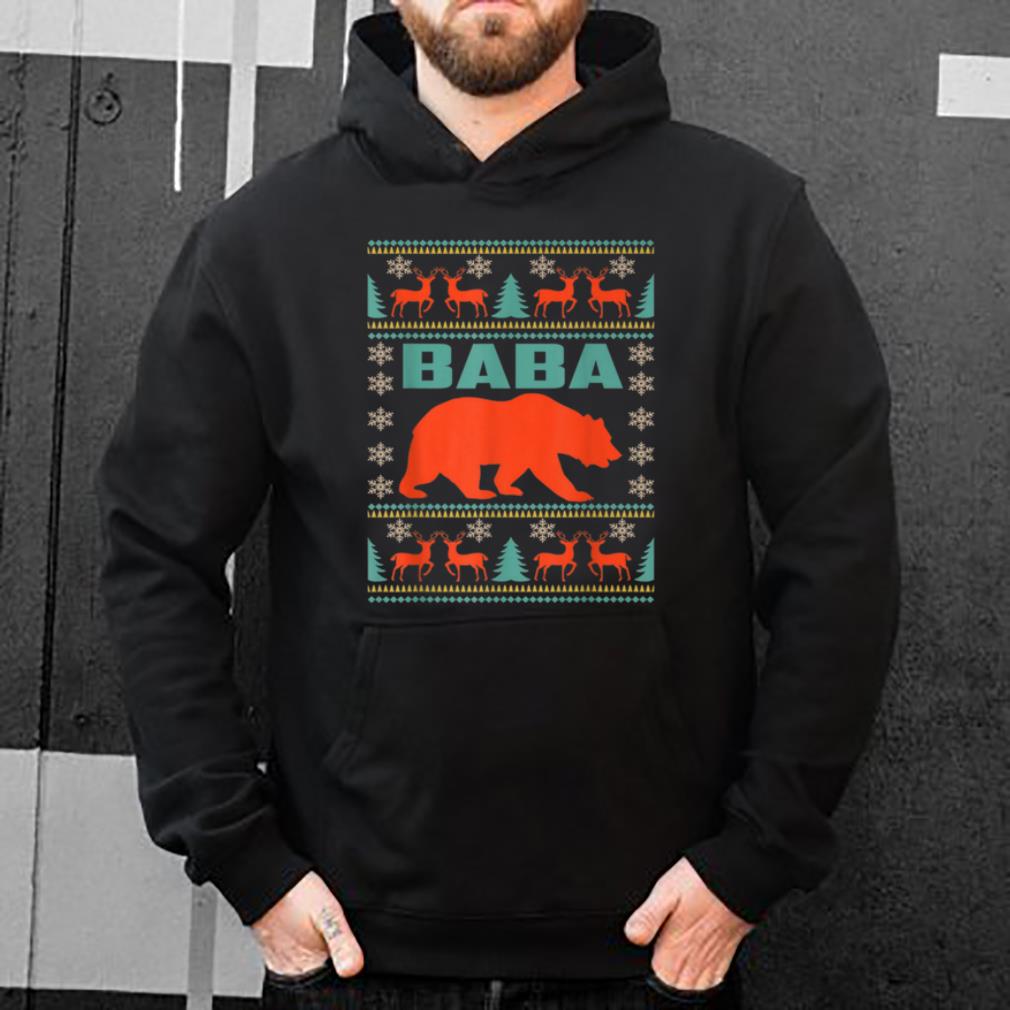 Pretty Baba Bear Christmas Matching Family Ugly Plaid Gift shirt