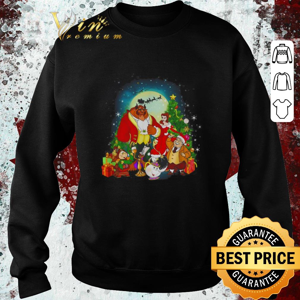 Pretty Beauty And The Beast Merry Christmas shirt 5 Pretty Beauty And The Beast Merry Christmas shirt
