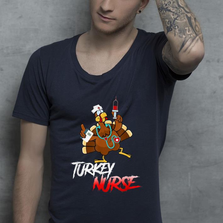 Pretty Cute Turkey Nurse - Funny Thanksgiving Gift for Nurses shirt