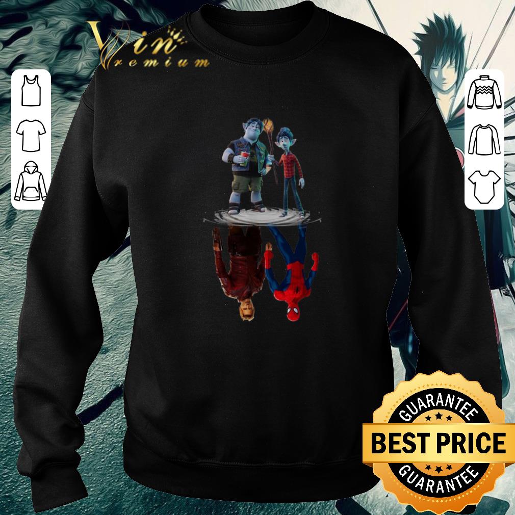 Pretty Disney Onward reflection water mirror Star Lord and Spiderman shirt 5 Pretty Disney Onward reflection water mirror Star Lord and Spiderman shirt