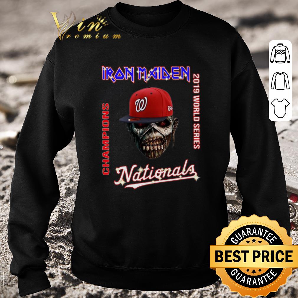 Pretty Iron Maiden Washington Nationals 2019 World Series Champions shirt