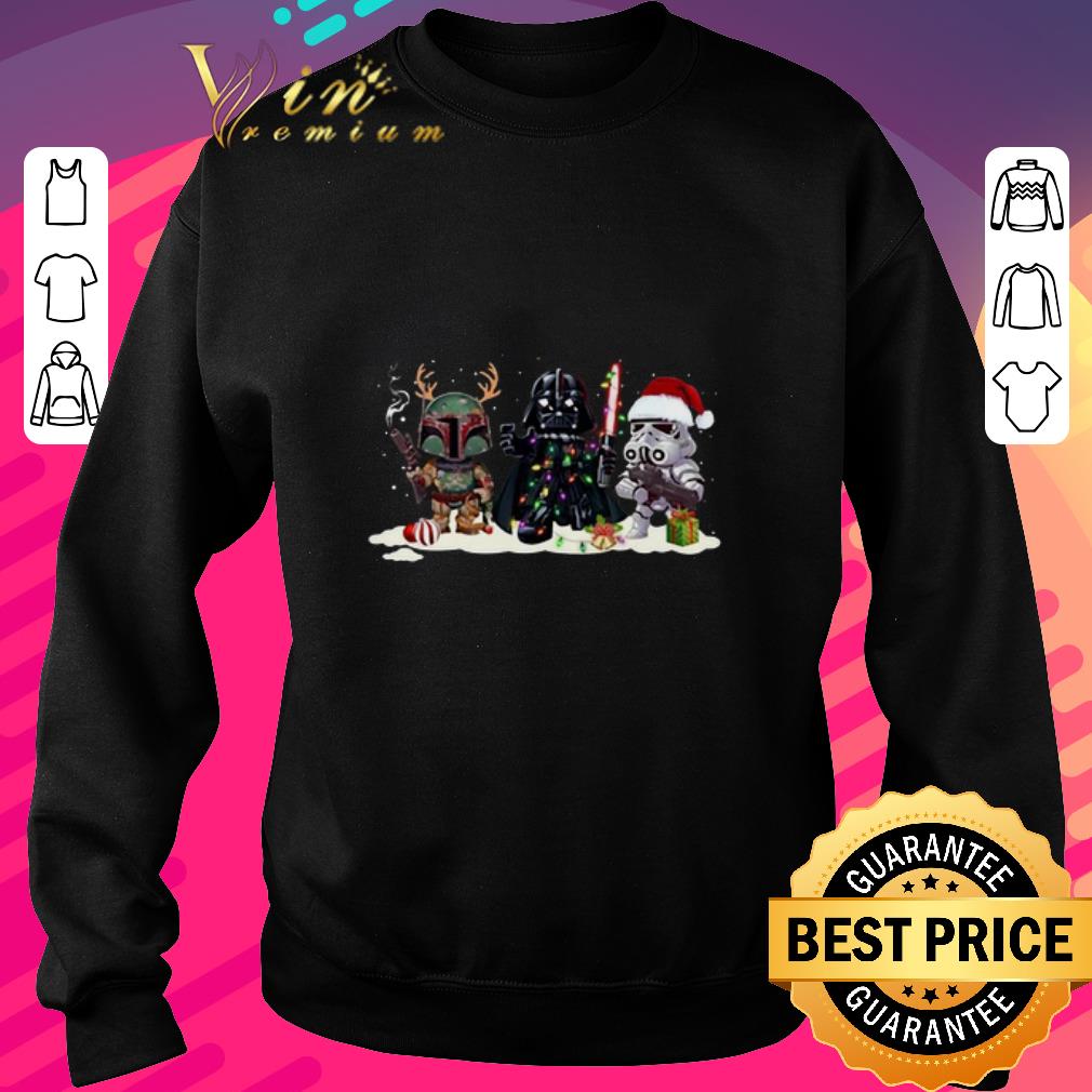 Pretty Jango Fett Darth Vader Stormtrooper Christmas shirt